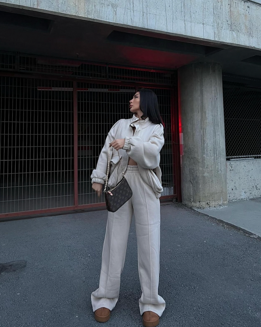 BEIGE TRACKSUIT